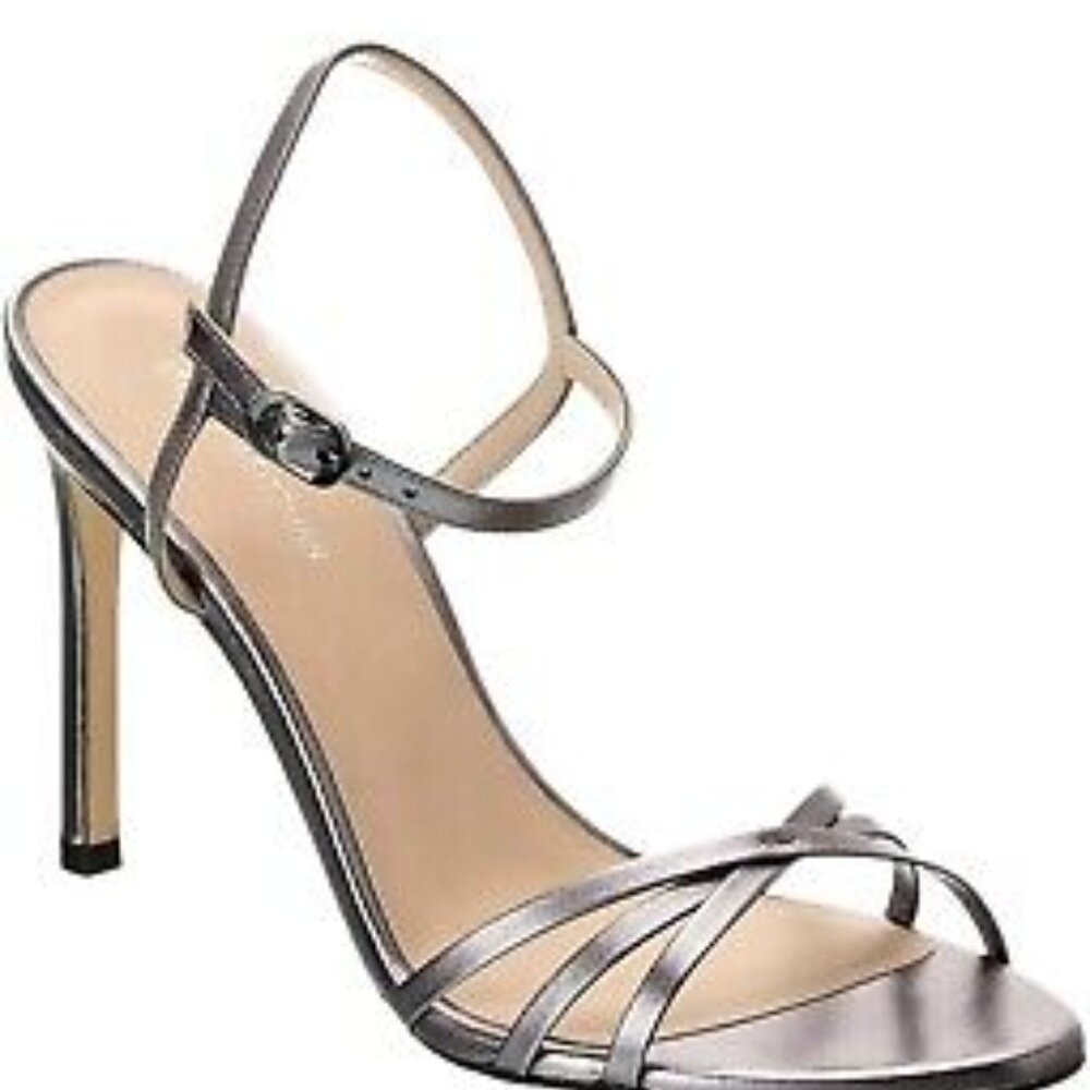 Stuart Weitzman Starla Leather Sandal Strappy Heels Size 6
